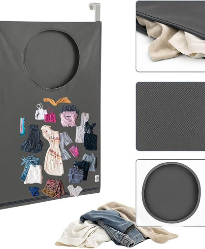 Hanging Laundry Hamper Bag – Space-Saving Dirty Clothes Storage