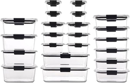 Rubbermaid Brilliance BPA Free 44-Piece Food Storage Containers Set Airtight
