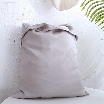 Amazhiyu Pure Linen Over The Door Laundry Hanging Hamper Bag