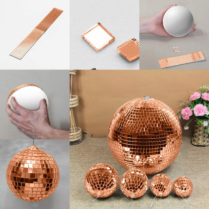 Self Adhesive Disco Tiles-4720PCS 5x5 mm Glass Mosaic Mirror Tiles for Crafts - Disco Ball Decor,DIY Cowboy Hat,Mirror Frame Border and Art Collage,Unique DIY Gift