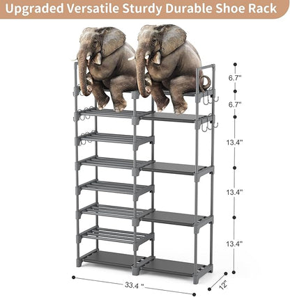 ROJASOP Shoe Rack, Shoe Storage Organizer