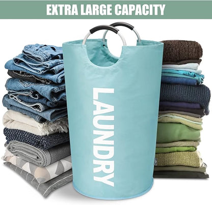 DOKEHOM 125L X-Large Collapsible Washing Laundry Basket Bag