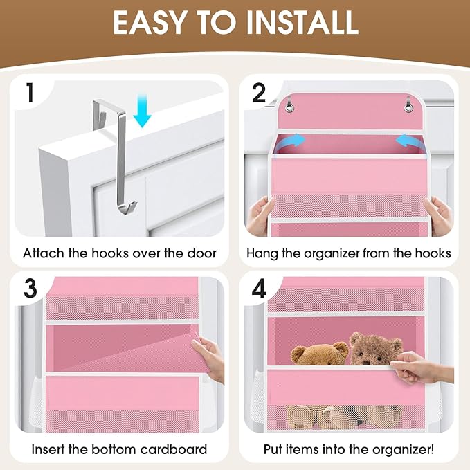 6-Tier Over The Door Organizer Hanging Storage Organizers