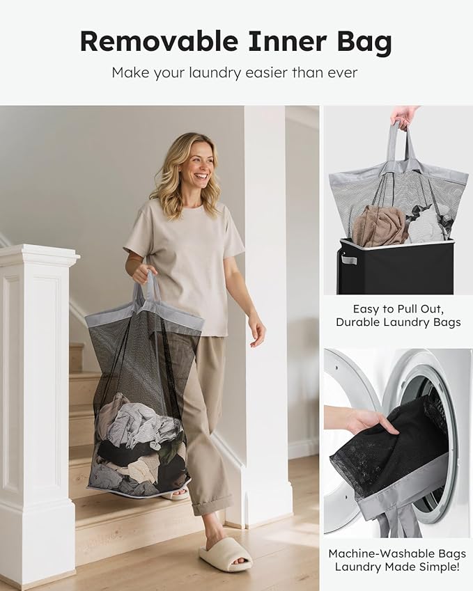 SOLEDI Slim Laundry Hamper