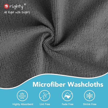 Orighty Wash Cloths Bulk Towels Set 200 Pack, Highly Absorbent and Soft Feel
