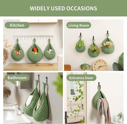Boho Wall Hanging Fruit Baskets