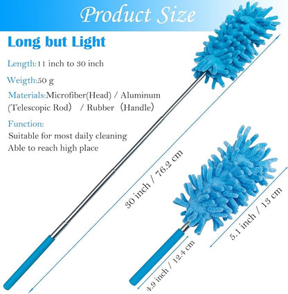 M-Jump 3 Pack Retractable Long-Reach Washable Duster