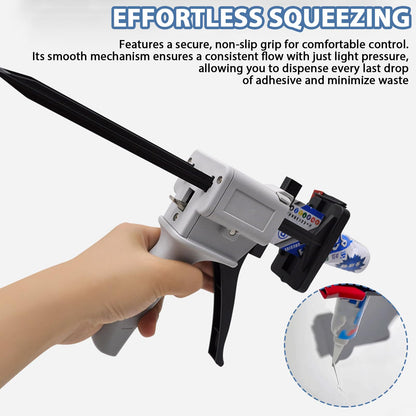 Xanadued Toothpaste Tube Gun, Toothpaste Tube Glue Gun, 704 Universal Glue Dispenser, Silicone Manual Glues Guns for DIY, Repair Tool Applications, Cream Adhesive