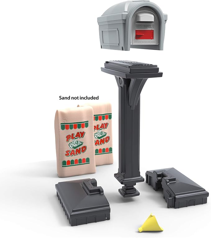 Simplay3 Dig-Free Easy Up Classic Mailbox (Steel Gray/Charcoal)