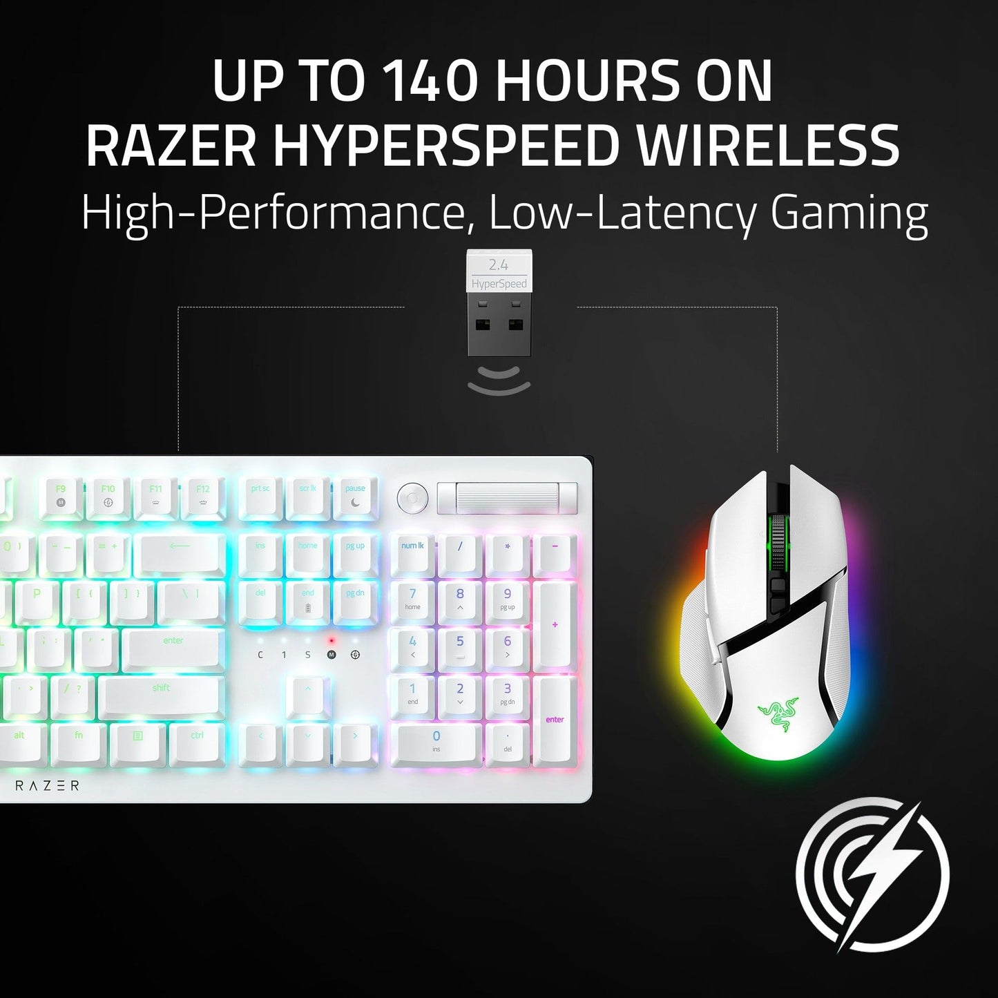 Razer Basilisk V3 Pro 35K Wireless Gaming Mouse: HyperScroll Tilt Wheel - 35K DPI Optical Sensor Gen 2-13 Customizable Controls - Chroma RGB - Optical Switches Gen 3 - Up to 140 Hr Battery - Black