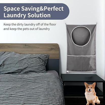 Hanging Laundry Hamper, Over The Door Laundry Hamper, Hanging Laundry Bag