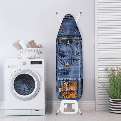 Jeans Pattern Ironing Board Cover Resist Scorching Extra Wide Ironing Board