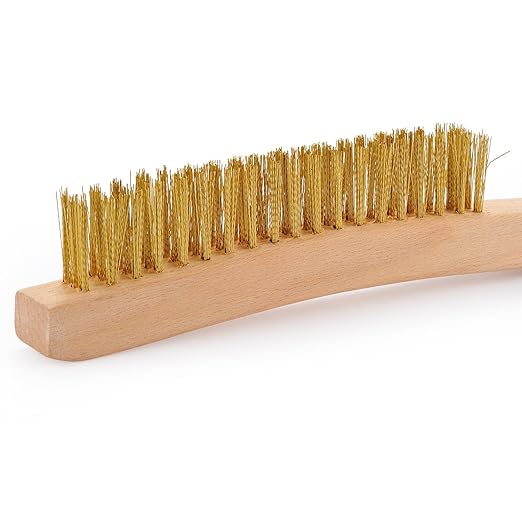 MAXMAN Brass Brush, Soft Brass Bristle, Wire Brushes