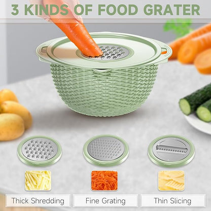 4-1 Strainer Bowl with Lid Set