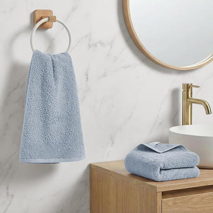 REDKISS 2-Pack Luxury Hand Towels, 16x32 Inch 450 GSM 100% Cotton, Super Soft
