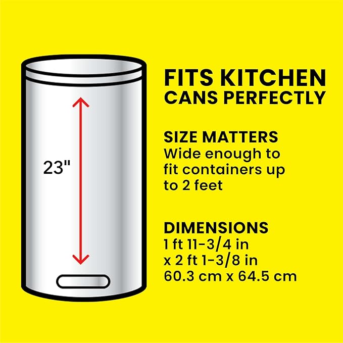 Glad Kitchen Trash Bags, 13 Gallon, Fresh Clean | ForceFlex MaxStrength | Tall