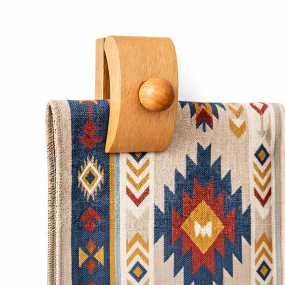 Blanket Hanger for Wall Decor, 4 Pack Solid Beech Wood Blanket Holders with Screws, Wooden Quilt & Tapestry Hangers for Blankets and Throws (Natural Beech)
