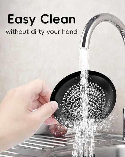 TRAPMATE Sink Drain Strainer, Reversible Chain Mesh Kitchen Sink Drain Strainer
