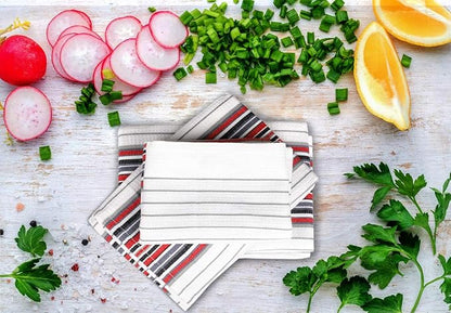 Urban Villa Kitchen Towels, Cotton Dish Towels, Mitered Corners, Ultra Soft