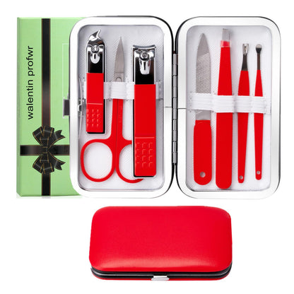 Manicure Set Nail Clipper Set Men Women Nail Clippers Toenail Fingernail Cutters Personal Care Tools Manicure Pedicure Tools with Travel Case Grooming Kit Present for Men Women Family Friends