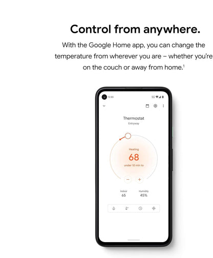 Google Nest Thermostat Trim Kit - Made for the Nest Thermostat - Programmable Wifi Thermostat Accessory - Snow