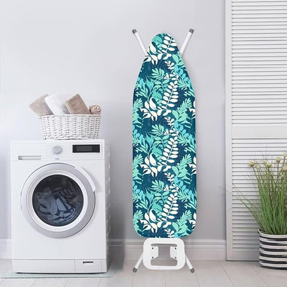 Watercolor Leaf Steam Ironing Board Cover Stain Resistant, Minimalism Leaves
