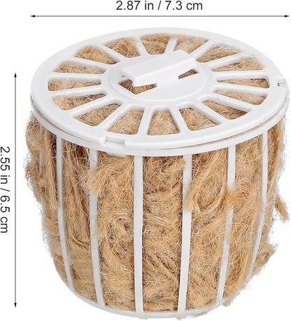 Abaodam Cotton and Jute Bird Nest Material for Small Birds Parakeets Canaries Finches Comfortable Reusable Nesting Pad for Birdhouses and Habitat Decoration