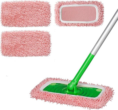 Reusable 100% Coral Fleece Mop Pads Compatible