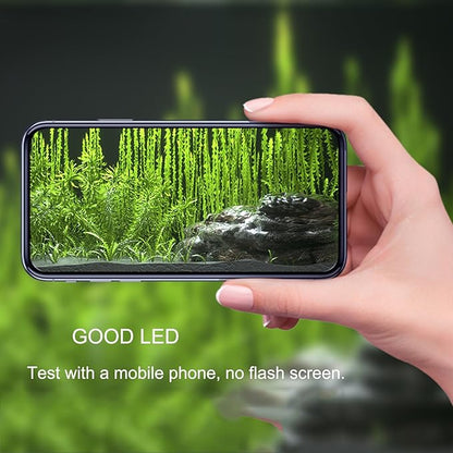Carefree Fish Aquarium LED Light USB 7W Timer 4/8/12/18 Hours for 1~5Gal Fish Tank (Include UL Certification Power Adapter)