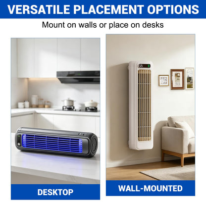 2026 Upgrade Cooling Ace Portable Air conditioner, Adjustable Cooling Fan with 3 Speeds & LED Touch Screen, USB Charging Air Conditioner for Bedroom Living Room Kitchen Office Home (Beige)