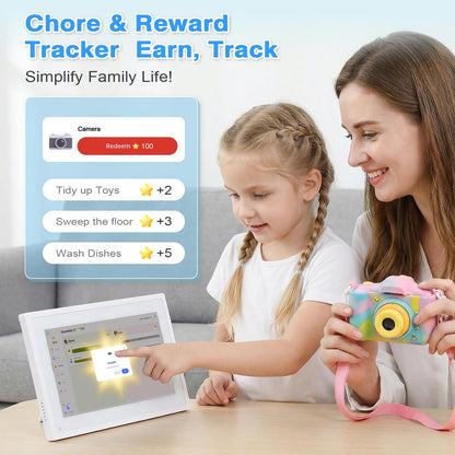COMIX 10.1" Smart Calendar Display - Digital Family Wall Planner & Wi-Fi Chore Chart Syncs with Phones, Touch Screen Command Center & Digital Photo Frame for Home Organization, Office, Elderly
