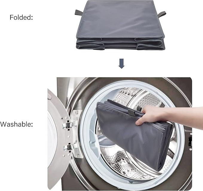 GRANNY SAYS 3-Shelf Hanging Closet Organizer and Storage, Collapsible Hanging