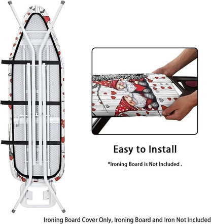 Gnome Ironing Board Cover Love Heart Ironing Board Pad Protective Cover