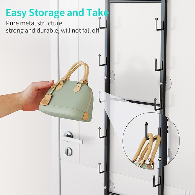 HapiRm Over The Door Purse Organizer