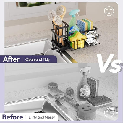 SWTYMIKI Sink Caddy Sponge Holder