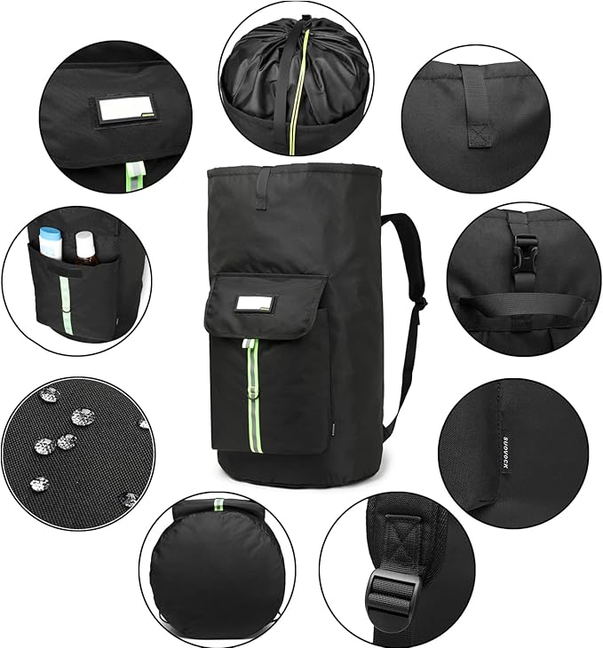 laundry bag backpack, extra-large heavy duty laundry bags, laundry backpack