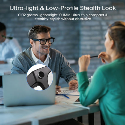 Precision LED Light Protect Stickers for Ray-Ban Meta Wayfarer, Skyler & Headliner (Gen 2) & Oakley Meta HSTN Smart Glasses Accessories, Removable Low-Tack Decorative Camera Light Covers Clear