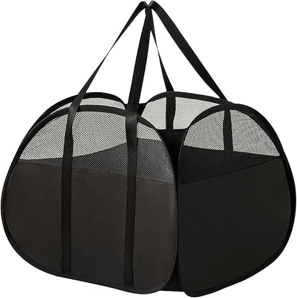 Collapsible Laundry Baskets, Tear Proof Pop Up Laundry Hamper