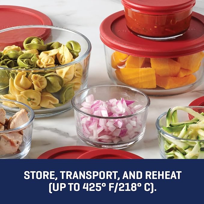 Anchor Hocking 12 Piece Glass Storage Containers