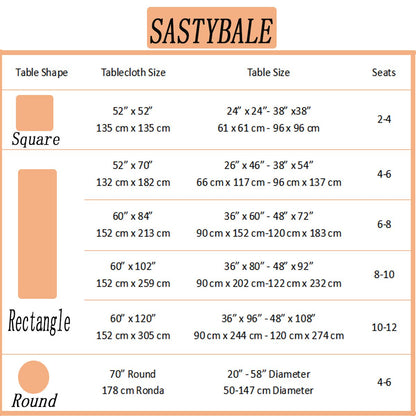 SASTYBALE White Tablecloth Jacquard Floral Polyester Table Cloth Spill-Proof Wrinkle Resistant Table Cover for Kitchen Dining Parties Tabletop(Rectangular/Oblong,60"x120"(10-12 Seats)