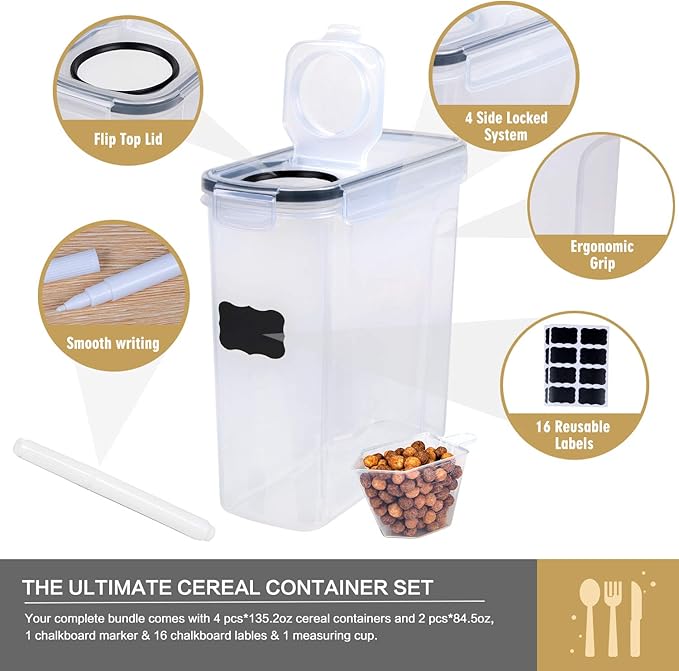 Cereal Containers Storage Set