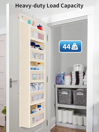 JARLINK 2 Pack Over The Door Organizer Storage, 5 Shelf Hanging Door Organizer