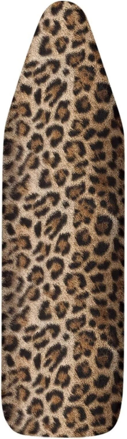 Leopard Print Ironing Board Cover Heavy Duty Thick Padding Scorch Resistant