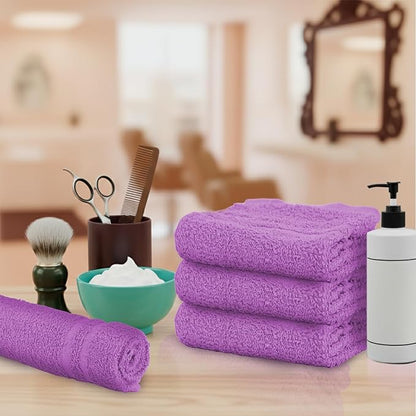 Hand Towels Purple Economy Salon Towels