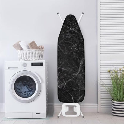 Black Marble Pattern Ironing Board Cover 15x54 Inch Standard Ironing Board Cover