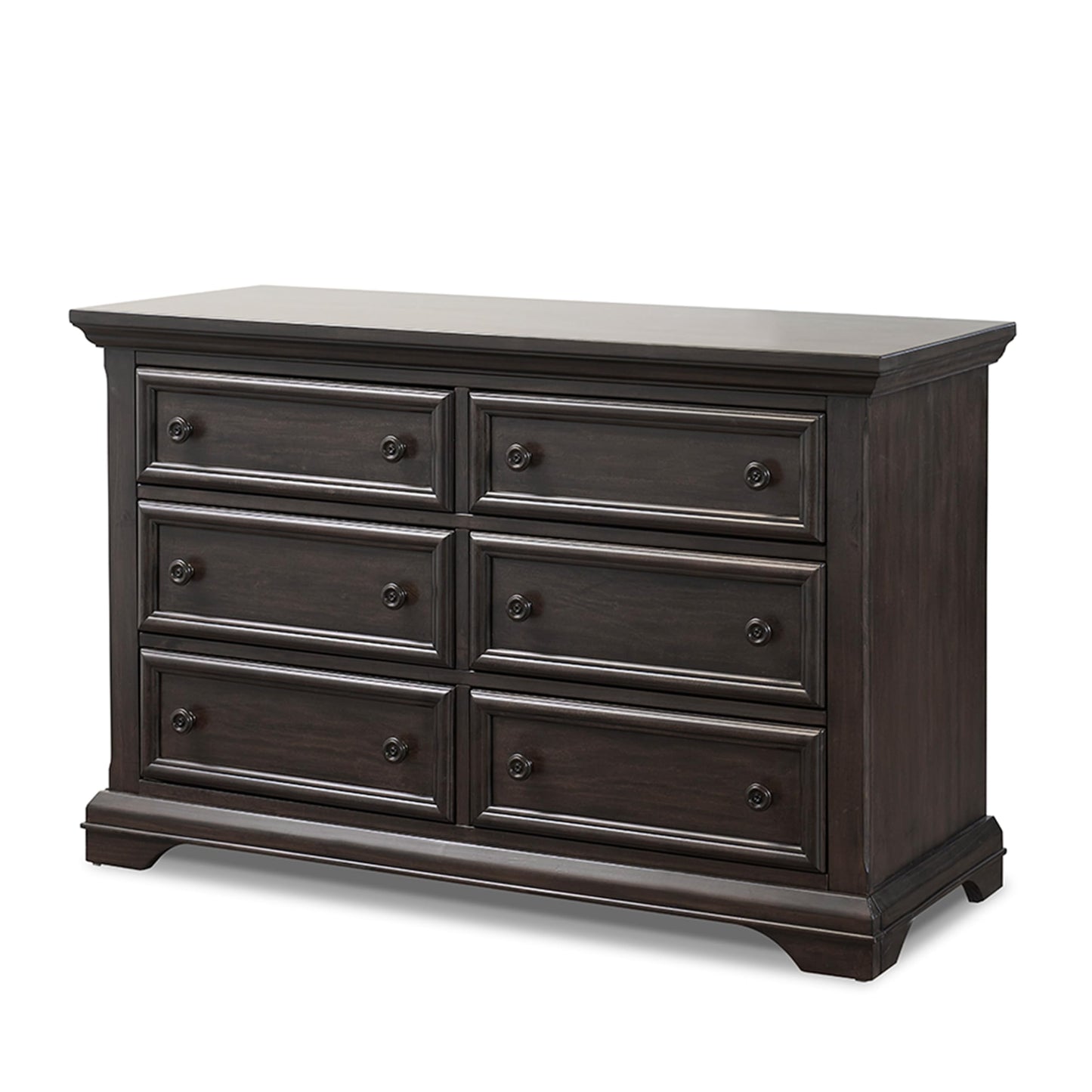 SORELLE FURNITURE Portofino Baby Dresser – Brushed Ivory Dresser for Nursery, Kids Bedroom, Dresser Drawers, Nightstand for Child’s Room, Nursery Furniture for Infant- Double Dresser Autumn