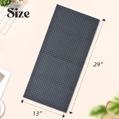 Jacquotha Waffle Hand Towels for Bathroom 2-Piece – Cotton Quick Dry Lint Free