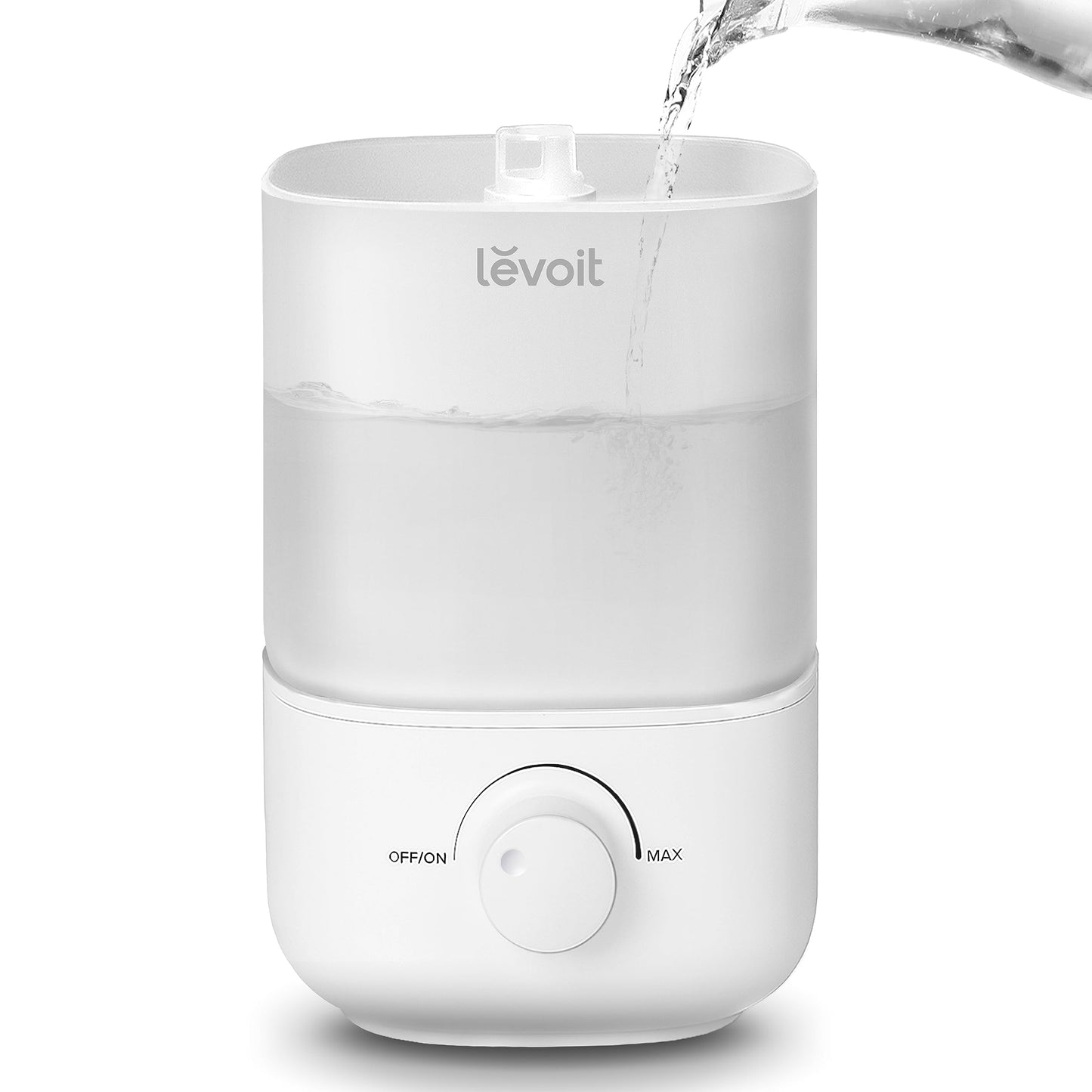 LEVOIT Humidifiers for Bedroom, Quiet (3L Water Tank) Cool Mist Top Fill Essential Oil Diffuser with 25Watt for Home Large Room, 360° Nozzle, Rapid Ultrasonic Humidification for Baby Nursery and Plant