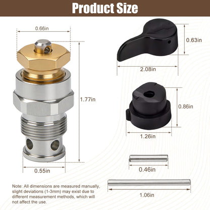 235014 Airless Spray Prime/Drain Valve - Compatible with Graco 210/230/390/395/490/495/595 & 3400 - Aftermarket Replacement for Airless Paint Sprayer & Spray Gun Part