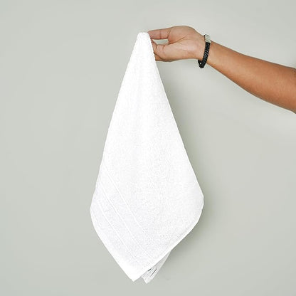 Tens Towels Pack of 6 Hand Towels, 100% Cotton, Lighter Weight, Quick to Dry